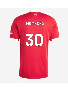 Muži Futbalové oblečenie Liverpool Jeremie Frimpong #30 2025-26 Krátky Rukáv - Domáci Muži Futbalové oblečenie Liverpool Jeremie Frimpong #30 2025-26 Krátky Rukáv - Domáci